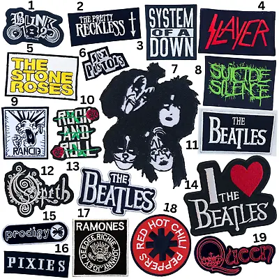 £1.98 • Buy I Love Music Queen Prodigy Slayer Jean Jacket Set Iron/Sew On Embroidered Patch