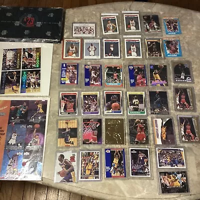 Basketball Card Lot With Rookie And Uncut Sheet Kobe Bryant Michael Jordan • $777.98