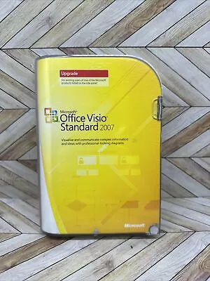 Microsoft Office Visio Standard 2007 Full Version RETAIL Upgrade For Existing • $22.99