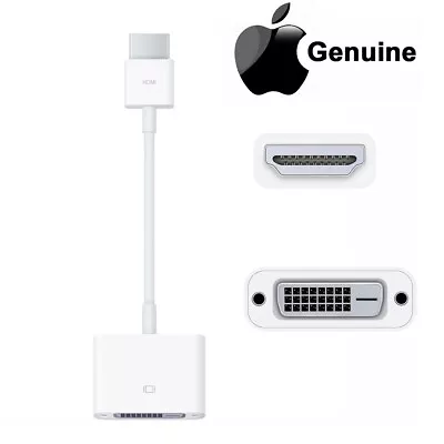 Genuine Apple HDMI To DVI Adapter Cable For MacBook Pro Mac Mini Pro PC&Laptop  • $11.19