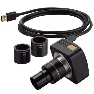 Amscope 1.2MP USB 2.0 High-sensitivity Color CMOS C-Mount Microscope Camera Kit • $232.99