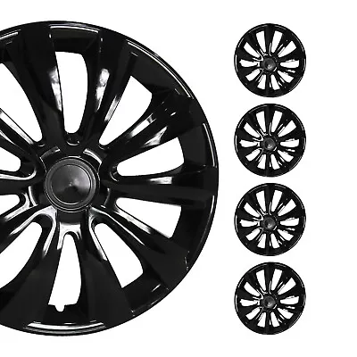 16 Inch Wheel Covers Hubcaps For Mitsubishi Black • $69.99