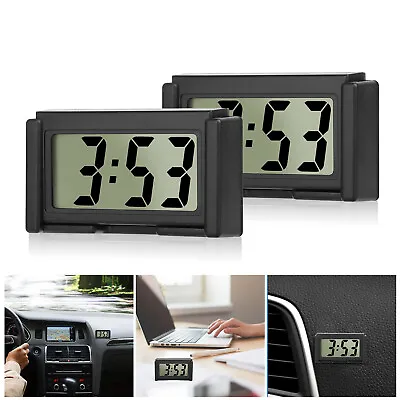 Portable Mini Car Dashboard Digital Clock For Vehicle Large LCD Time Screen • $4.99