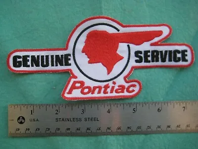 Large Pontiac Genuine Service Parts Dealer   Uniform Patch • $18