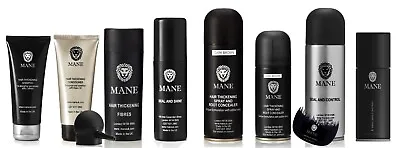 MANE Hair Thickening Spray Fibre Seals Shampoo Conditioner 200ml 100ml Multibuy • £23.95
