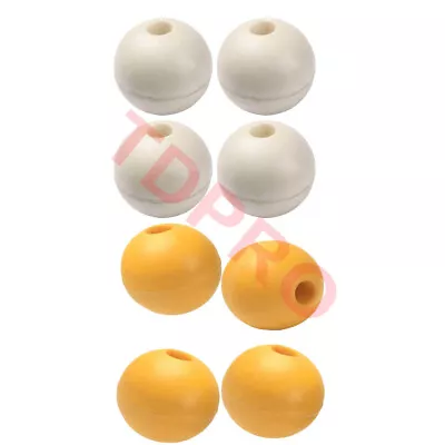 150mm Yellow Poly Floats  For Crab Pots Fishing Net Marker Buoys Crabbing Floats • $39.98