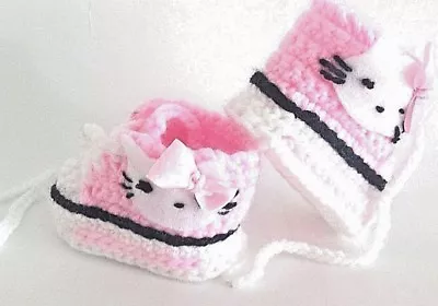 Baby Crochet Knitting Hand Shoes Trainers Sneakers Clothes Socks Hats Caps Boots • £4.99