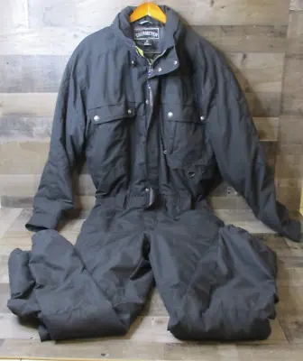 Obermeyer Ski Suit One Piece Snowsuit Mens LT Large Tall Black Limited Edition • $189.99