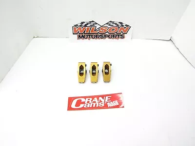 3 CRANE CAMS Aluminum Roller Rocker Arms 1.5 Or 1.6 Sb Chevy IMCA UMP DRAGRACE • $30