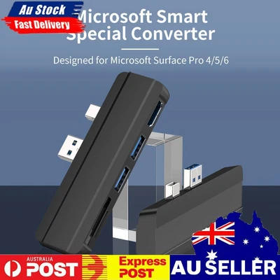$20.09 • Buy For Surface Pro 6 Pro 5 Pro 4 Hub Dock With 4K HDMI Compatible USB 3.0 TF Slot