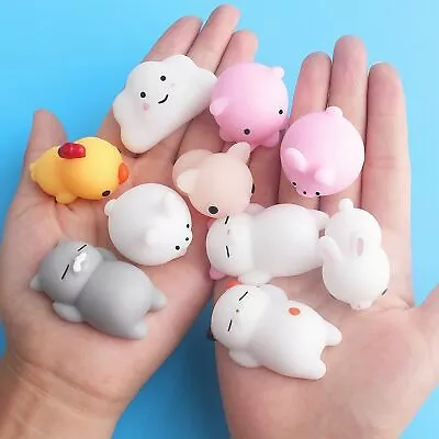 $11.99 • Buy 10/20 Cute Mochi Squishies Kids Toys Animal Fidget Moshi Cute Kawaii Rilakkuma