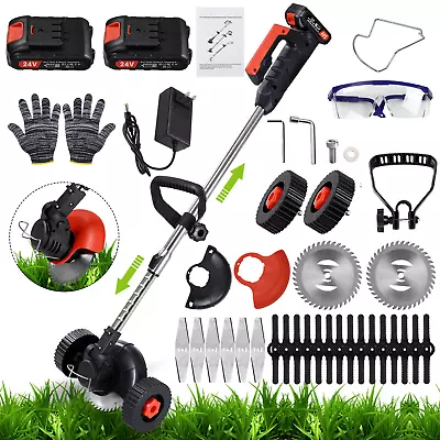 Cordless Electric Grass String Trimmer Lawn Cutter Brush Mower Whipper Snipper • $52.99