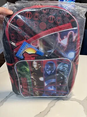 Marvel Avengers 16  Large School Backpack For Kids Avengers Book Bag For Kids • £19.28