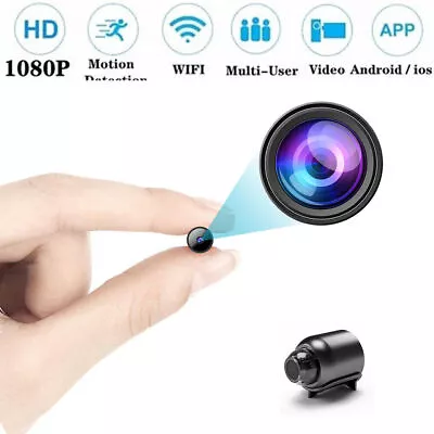 1080P Mini Spy Camera WiFi HD Hidden IP Night Vision Camcorder Home Security Cam • $11.99