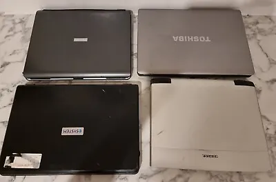 Laptop Joblot Of 4 Units For Spares Or Repairs 3 Toshiba 1 Esystem  • £50