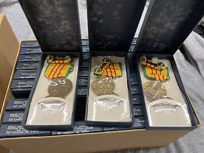 Vietnam Service Medal In Box 1967 Dated • $9.99