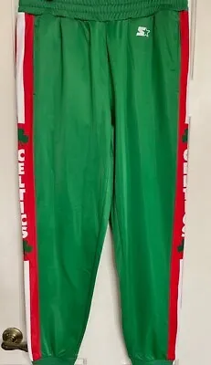 Vintage Starter Boston Celtics Pants Men's Size Large • $17.95