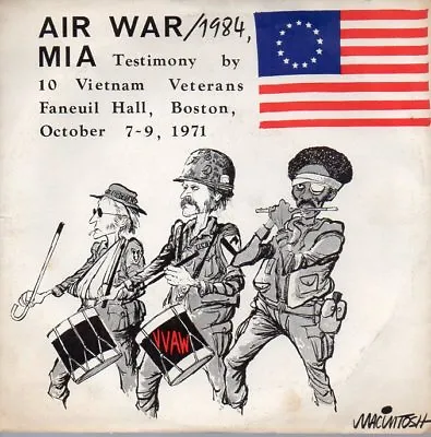 Vietnam Veterans Against The War Testimony 1984 MIA Air War VINYL Pic Sleeve • $39.99