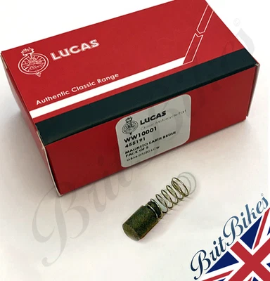 £3.99 • Buy One Genuine Lucas Magneto Earth Brush & Spring Twin Cyl K2f 455190, 455191