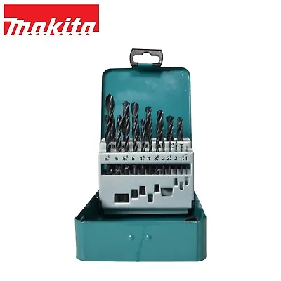 Makita D-54081 HSS-R 19 Piece HSS-R Metal Drill Bit Set • £14.95