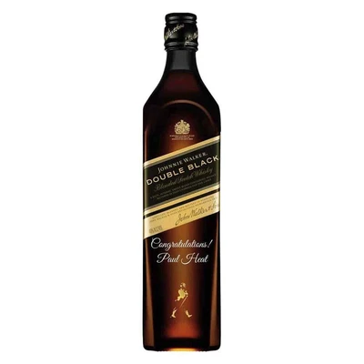 $114 • Buy Personalised Johnnie Walker Double Black Scotch Whiskey 700ml