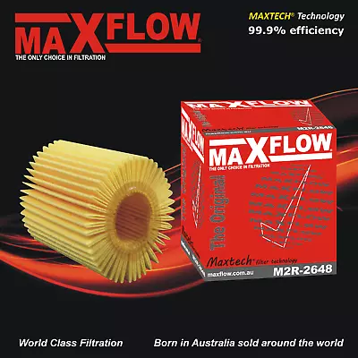 Oil Filter For Lexus RX270 AGL10R 2.7 1AR-FE MAXFLOW® Replaces Ryco R2648P • $28.99