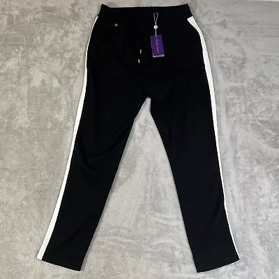 Ralph Lauren Purple Label Pants Mens Medium Black Made In Italy Silk Blend NWT • $179.95