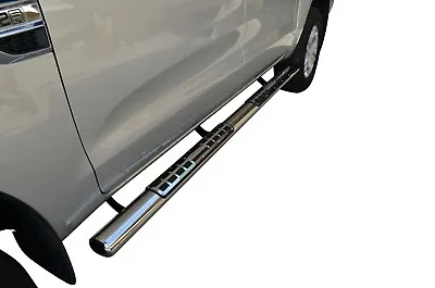 S/S 304 Running Side Step Bar Board For Ford Ranger XL XLS 2011-21 PX • $299.95