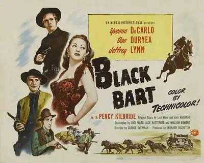 Black Bart 1948 Western Dvd Dan Duryea Copy Of A Public Domain Film Disc Only • £3.95