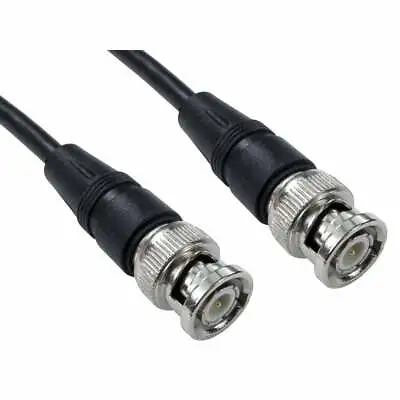 BNC Patch Lead / Cable. 50 Ohm. RG58/U Coaxial Cable. BNC Plug (male). CCTV Etc • £14.80