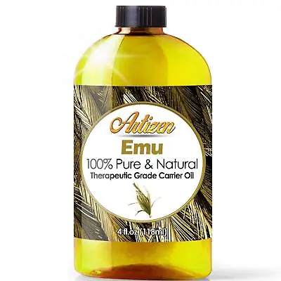 $16.99 • Buy 100% PURE Emu Oil By Artizen (Huge 4oz Bottle) - Premium Skin & Hair Moisturizer
