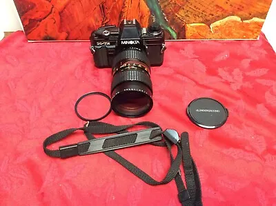 Minolta X-7A 35MM SLR Film Camera W/ Focal MC 35-105mm Zoom Lens WORKING !!! • $59.99