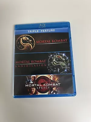 Mortal Kombat/Mortal Kombat 2/Mortal Kombat: Legacy (Blu-ray 2014 3-Disc Set) • $10.99