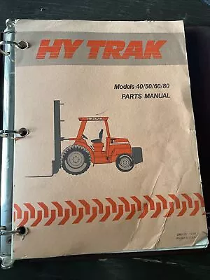 JLG Hytrak 40 50 60 80 Parts Catalog MANUAL FORKLIFT Book Guide Service List • $139.99