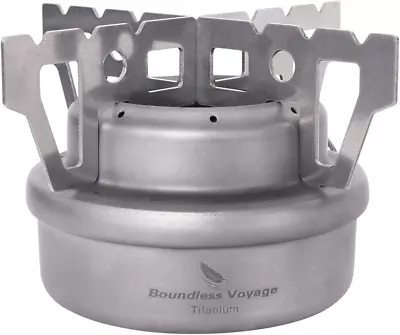 Boundless Voyage Titanium Alcohol Stove Outdoor Camping Ultralight Portable M... • $34.05