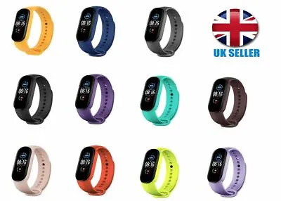 Replacement Silicone Watch Strap For Xiaomi Mi Band 5 Band Strap UK Seller • £6.99