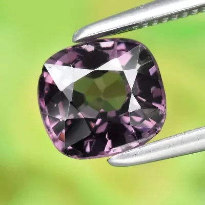 0.97ct 6x5.5mm VS Cushion Natural Pinkish Purple Spinel Gemstone Myanmar • $0.99