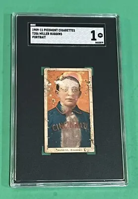 1909-11 T206 Miller Huggins Portrait SGC 1 • $79.99