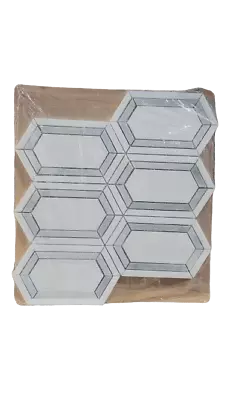 5-PACK MSI Pavilion Picket 12 In X 12 In. X 10 Mm Polished Marble Mosaic Tile • $79.99