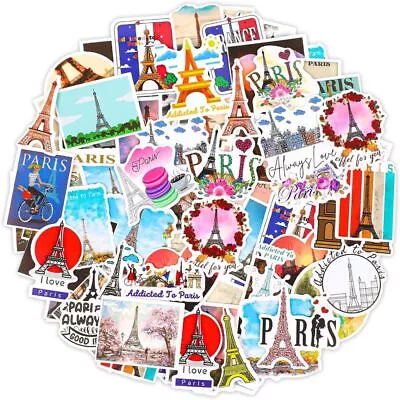 PG Paris Stickers Paris Waterproof Eiffel Tower Stickers  Guitar • £6.55