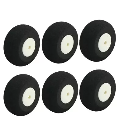 6pcs DIY RC Model Airplane Super Light Sponge Tire Tail Wheel 25mm 1  • $13.89