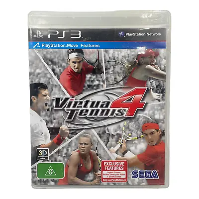 $7.90 • Buy Virtua Tennis 4 *Complete* Sony PS3 PAL
