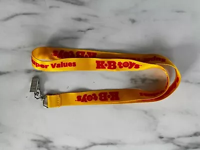 Vintage Employee KB Kay Bee Toys Store Employee Lanyard Promo Video Games • $24.99