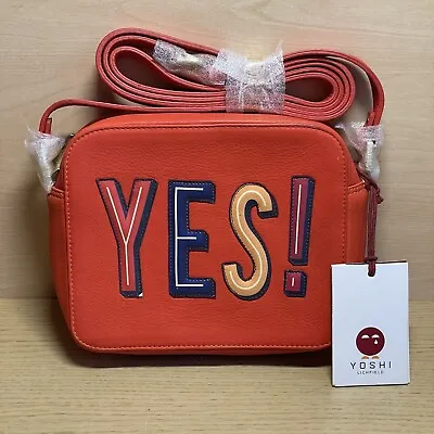 Yoshi YES! NO Shoulder Bag BNWT Red Leather • £49.50