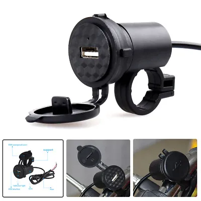 $14.39 • Buy 9-24V Waterproof Motorcycle Car Modified USB Mobile Phone Charger Accessories