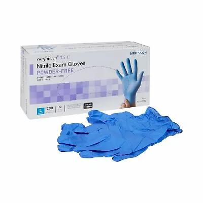 McKesson Confiderm Nitrile Exam Glove -  200 Per Box • $17.93