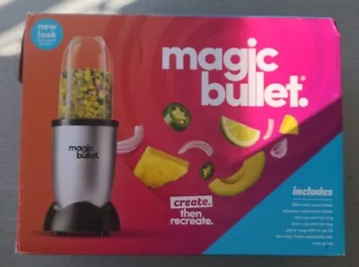 The Magic Bullet 11 Piece Set Blender & Mixer Small Silver  New • $38.99