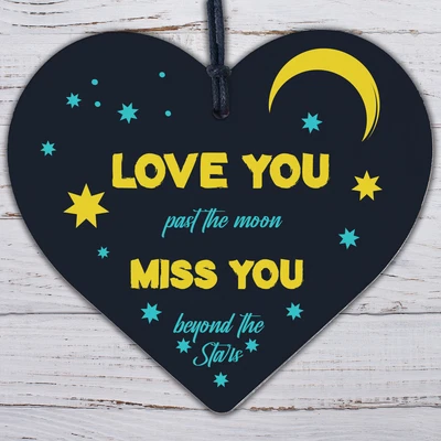 £3.99 • Buy Heart Plaque Memorial Gift For Mum Dad Nan Grandad Grave Plaque Sign Ornament