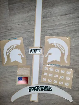 Michigan State Spartans Full Size Football Helmets 3M Vinyl Decals • $27