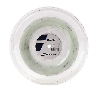 Babolat Syngut 1.25mm 660ft 200m Tennis Racket String Reel Natural White 186316 • $53.01